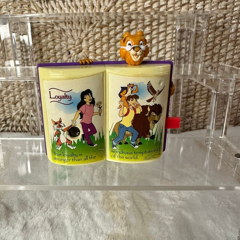 1997 Wendy's - Adventures from the Book of Virtues Loyalty Porchlight Viewer 3"